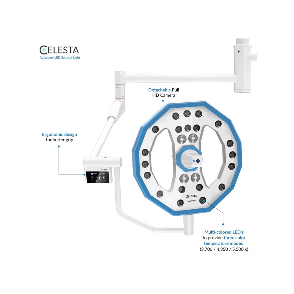 Matrix Prism LED OT Light Celesta - F Dual Dome Ultimate Ceiling Mount (EPMD_OTL_CELES_DD_F_ULT)